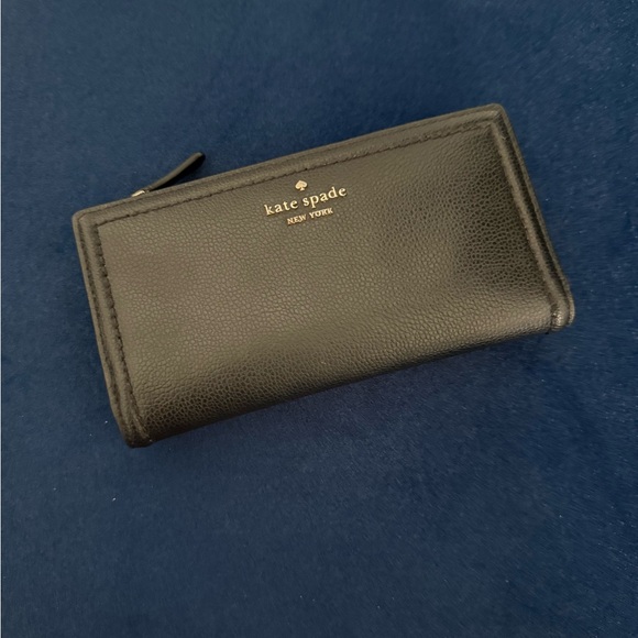 Kate Spade Black Textured Wallet - Picture 1 of 4